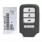2016-2019 Honda Civic Smart Keyless Proximity Remote 72147-TBA-A02 KR5V2X-0 thumb