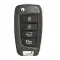 Hyundai Santa Fe Flip Remote Key 95430-S1000 TQ8-RKE-4F39 4 Button thumb