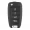 Hyundai Elantra Flip Remote Key 95430-AA600 NYOMBEC4TX2004 4 Button thumb