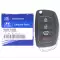 2014-2017 Hyundai Sonata Flip Remote Key 95430-C1000 TQ8-RKE-4F16-0 thumb