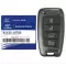 2018-2021 Hyundai Accent Flip Remote Key 95430-J0700 NYOSYEC4TX1707-0 thumb
