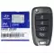 2018-2021 Hyundai Kona Flip Remote Key 95430-J9500 OSLOKA-450T-0 thumb