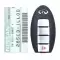 2011-2013 Infiniti QX56 Smart Keyless Remote Key 4 Button 285E3-1LL0D CWTWB1U787-0 thumb