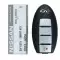 2007-2015 Infiniti G25, G35, G37, Q40, Q60 Smart Keyless Remote Key 4 Button 285E3-JK65A KR55WK48903-0 thumb