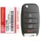 2014-2015 KIA Optima Flip Remote Key 95430-2T560 NYODD4TX1306-TFL-0 thumb