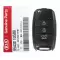 2013-2015 Kia Sorento Flip Remote Key 95430-1U500 4 Button TQ8-RKE-3F05-0 thumb