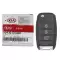 2020 Kia Niro Flip Remote Key 95430-G5000 SY5JFRGE04 with 4 Button-0 thumb
