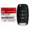 2013-2016 KIA Forte Flip Remote Key 95430-A7400 OSLOKA-870T-0 thumb