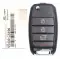2016-2020 Kia Sorento Flip Remote Key 95430-C5100 OSLOKA-910T-0 thumb