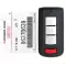 2018-2022 Mitsubishi Eclipse Cross Smart Remote Key 8637B639 285E3W180P OUCGHR-M01-0 thumb