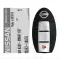 2009-2016 Nissan Murano, 370Z Smart Keyless Remote Key 3 Button 285E3-1AA7A KR55WK49622-0 thumb