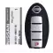 2009-2014 Nissan Murano Smart Keyless Remote Key 4 Button 285E3-1AA7B KR55WK49622-0 thumb