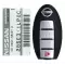 2017-2020 Nissan Armada Smart Keyless Remote Key 4 Button 285E3-1LP0C CWTWB1U787-0 thumb