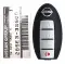 2013-2019 Nissan Sentra, Versa Smart Keyless Remote Key 4 Button 285E3-3SG0D CWTWB1U840-0 thumb