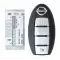 2014-2016 Nissan Rogue Smart Keyless Remote Key 4 Button 285E3-4CB6C 	KR5S180144106-0 thumb