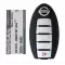 2015-2018 Nissan Murano, Pathfinder Smart Keyless Remote Key 5 Button 285E3-5AA5C KR5S180144014-0 thumb