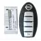 2017-2018 Nissan Rogue Smart Keyless Remote Key 5 Button 285E3-6FL7B KR5S180144106-0 thumb