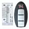 2013-2020 Nissan GT-R Smart Keyless Remote Key 3 Button 285E3-JF50E 5WK49609-0 thumb