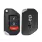 Jeep Wrangler Flip Remote Key 68416782AB OHT1130261-0 thumb