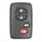 2010-12 Toyota Smart Key Fob 89904-06130 HYQ14AAB with 4 Buttons thumb
