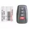 2018-2022 Toyota Camry Smart Keyless Remote 89904-06220 89904-06200 HYQ14FLA HYQ14FBC-0 thumb