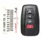 2018-2020 Toyota 86 Smart Remote Key SU003-07686 HYQ14AHP 6460-0 thumb
