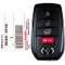 2024 Toyota Grand Highlander Smart Remote Key HYQ14FBX 8990H-0E340-0 thumb