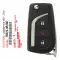 2019-2021 Toyota RAV4 Flip Remote Key 89070-0R380 GQ4-73T H Chip-0 thumb
