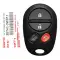 2008-2013 Toyota Highlander Keyless Entry Remote Key 89742-0W011 GQ43VT20T-0 thumb