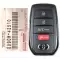 2023 Toyota bZ4X Smart Remote Key 4 Button 8990H-42510 HYQ14FBX-0 thumb