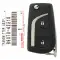 2019-2024 Toyota RAV4 Flip Remote Key 89070-42G10 HYQ12BFW 8A Chip-0 thumb