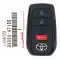 2023-2024 Toyota Prius Prime Smart Remote Key 8990H-47130 HYQ14FBX-0 thumb