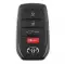 Toyota Prius Proximity Remote Key 8990H-47140 HYQ14FBX 4 Button thumb