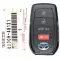 2023 Toyota Venza Smart Remote Key 8990H-48121 HYQ14FBX-0 thumb