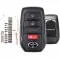 2024 Toyota Mirai Smart Remote Key 8990H-62210 HYQ14FBX 4 Button-0 thumb