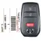 2023-2025 Toyota Tacoma Smart Remote Key 8990H-AK011 HYQ14FBX 3 Button-0 thumb