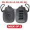 Smart Key Remote Gloves Leather Black with Grey Stitching for Lexus Models ( ES, GS, IS, LX, NX, RC, RX) PT420-00162-L1-0 thumb