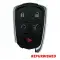 2020-2021 Cadillac XT4, XT5, XT6 Smart Remote Key 13544052 HYQ2ES Refurbished (Grade A)-0 thumb