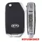 2021-2022 Kia Sportage Flip Remote Key 95430-D9410 TQ8-RKE-4F42 Refurbished (Grade A)-0 thumb