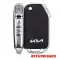 2023-2025 Kia Soul Flip Remote Key 95430-K0120 SY5SKRGE03 3 Button Refurbished (Grade A)-0 thumb