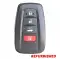 2018-2022 Toyota Camry Smart Remote Key 89904-06200 HYQ14FBC Refurbished (Grade A)-0 thumb
