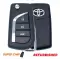 Flip Remote Key for Toyota Corolla 2020-2021 OEM Refurbished HYQ12BFB 4 Buttons with Super Chip 89070-33E90 89070-06790 (Grade B)-0 thumb