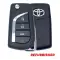 2018-2022 Toyota Camry Corolla Flip Remote Key 89070-33E91 89070-33E90 HYQ12BFB Refurbished (Garde B)-0 thumb