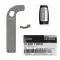 2020-2021 Hyundai Genesis G80 Smart Remote Key Blade 81996-T6000-0 thumb