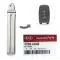 2014-2017 KIA Optima Sportage Soul OEM Flip Remote Key Blade 81996-A4000-0 thumb