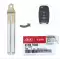 2013-2020 KIA Cadenza OEM Flip Remote Key Blade 81996-F6000-0 thumb