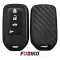 Protect your Honda Smart Remote with our carbon fiber style black silicon cover Our 4 button cover provides protection from scratches and damage, while also adding a sleek and stylish look to your keychain. thumb