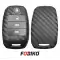 Protect your Kia Smart Remote Key with our carbon fiber style black silicon cover Our 4 button cover provides protection from scratches and damage, while also adding a sleek and stylish look to your keychain. thumb