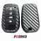 Protect your Toyota Smart Remote Key with our 4 Button carbon fiber style silicon black cover Our cover provides protection from scratches and damage, while also adding a sleek and stylish look to your keychain. thumb