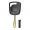 Transponder Key Shell for Jaguar Ford H91 FO21 6-Cut Tibbe Style with Chip Holder-0 thumb